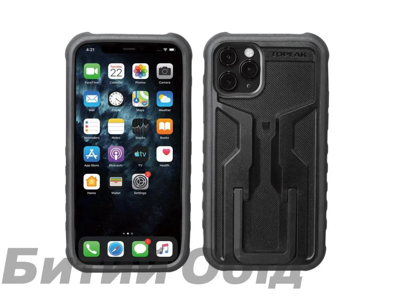 Чехол для телефона Topeak RideCase iPhone 11 Pro черный/сер Чехол для телефона Topeak RideCase iPhone 11 Pro черный/сер